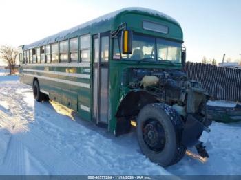  Salvage Blue Bird School Bus   Transit Bus