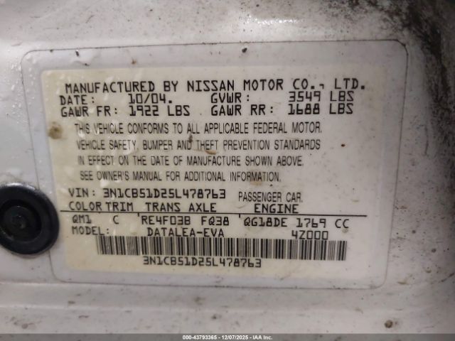 Nissan Sentra 1.8s Image 11