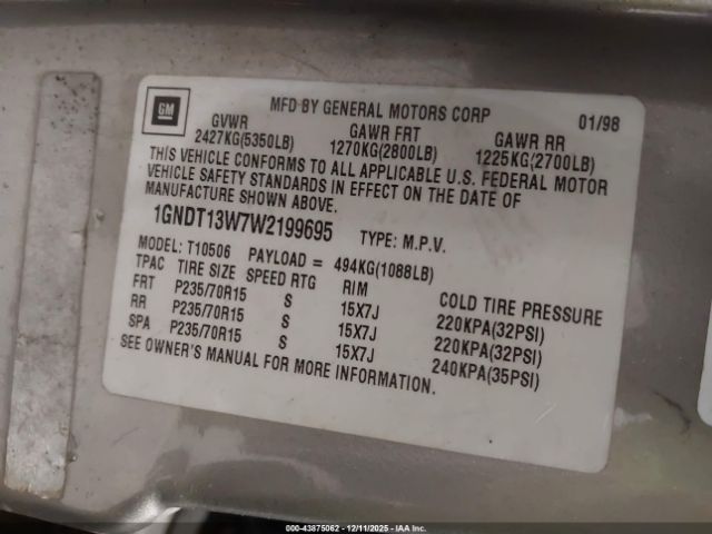 Chevrolet Blazer Ls Image 9